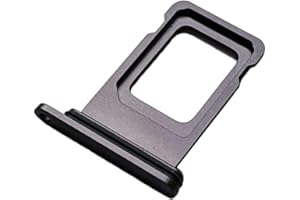 MAINHATTAN MOBILE Single Nano SIM Kartenhalter für Apple iPhone 11 (A2221), Original Ersatzteil, Schwarz