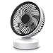 Produktbild CSL - Tischventilator / USB Ventilator mit Standfuß | Sehr leises Betriebsgeräusch / nur max. 45dB (A) | Ein/Aus-Schalter | Energie-sparend (nur 3,5W) | Ca. 25° neigbar (einstellbarer Winkel) | Hoher Luftdurchsatz | schwarz / weiß