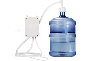 Plast vattendispenser pump 30 W tyst motor | 30 W motor, 60 PSI tryck, 2 l/min flöde, passar 5 gallon flaskor, 120 V AC ström
