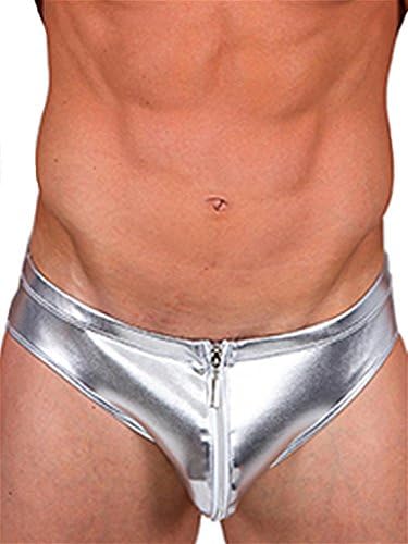 Pistol Pete Men's Briefs -  silver - X-Large
