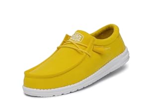 Hey Dude Herren Wally Slub Canvas Moc Toe Shoes