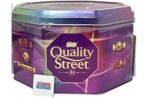 Quality Street Tin - Caja de chocolate para San Valentín, Pascua, chocolate, temporada festiva, regalo para el día de la madre Boxed Treatz