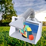 Pulvérisation pour Aérographe,Filtre d'extracteur de cabine de pulvérisation de métier d'artère de kit de cabine de pulvérisation d'aerographe 100-220V UE plug