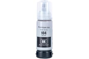 Go Inks 1 Black 70ml Ink Bottle to replace Epson 104 Compatible/non-OEM for EcoTank Printers
