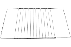 Karienvir Hot air fryer oven accessories suitable for multiple brands of ovens, retractable oven rack 35-56 cm universal for oven stove, for baking, cooling, steaming, grilling, chrome-plated rack