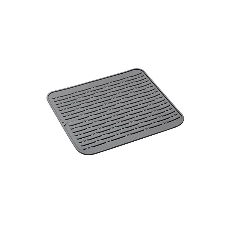 Extra große Silikon Geschirr-Abtropfmatte, 45x40 cm, GAINWELL