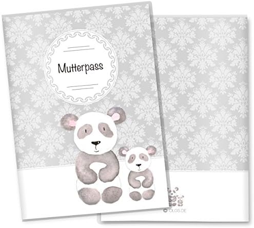 Mother and child 3-piece maternity log cover with black and white motif, a great pregnancy gift