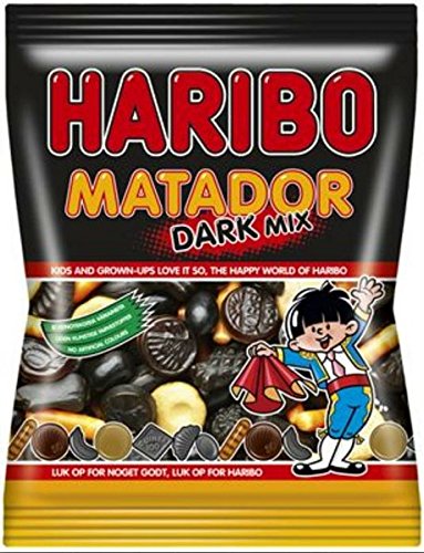 10 x HARIBO MATADOR DARK MIX 375g Incl. Goodie von Flensburger Handel