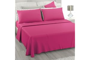 L'ANTICO ARCOLAIO - Lenzuola Matrimoniali Cotone 100% Completo con Federe Cuscini, Set Anallergico e Antiacaro, Colore Tinta Unita, Manifattura Made in Italy con Fibra Naturale