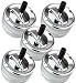Produktbild GYD 5Stk. Dreh - Aschenbecher Classic XL Silber Set