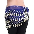 Foulard noir de danse orientale pour les hanches - 15,00 Foulard noir de danse orientale pour les hanches - 15,00