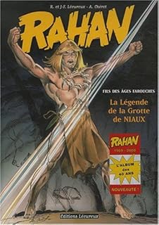 jaquette livre Rahan, Tome 10 : La légende de la grotte de Niaux