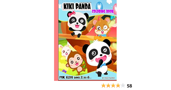Kiki Panda Coloring Book Babybus For Kids Age 2 6 Amazon Co Uk Adam Med Books