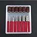 6pcs Nail Drill Kit Bits file Professional For Electric Drills & Filling System