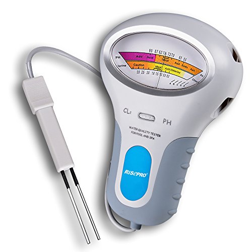 Chlor Tester , risepro® pH und CL2 Chlor Level Tester Pool Wasser Spa Wasser Qualität Analyse pc-102 - 2