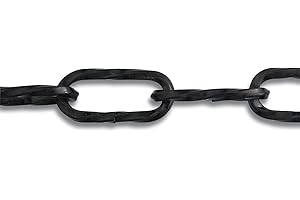 Chapuis bl1712 Kette lustrerie Dekoration Stahldraht Arbeitslast Ungefähre, schwarz, 12 m/ø 2,2 mm