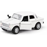 Frendo Retro Sedan Toy Car with Pull-Back Action & Open...