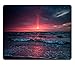 Produktbild YISUMEI 40x60 cm Gaming Mauspad Office Computer Mouse Pad MondOzean Gezeiten Wellen Silhouette bei Sonnenuntergang Dreamy
