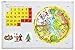 Produktbild Betzold Magnettafel: Unser Jahr, Kalender, Jahreszeiten, Jahreskreis, 1 Bedruckte Stahltafel 90 cm x 60 cm, viel Zubehör, Kinder Lehrmittel Zeiten