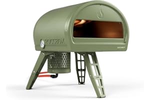 Gozney Roccbox, Gas Burner, Monochrome Olive, makes 12" pizza