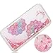 Produktbild Galaxy J3 2017 Europäische Version Hülle,Galaxy J3 2017 Europäische Version Glitzer Hülle,Galaxy J3 2017 Europäische Version Handyhülle,Galaxy J3 2017 Europäische Version Case,Roreikes Luxus[Flowing Liquid] Glitter Sparkle Bling Handyhülle Durchsichtig Soft Silikon Full Cover Bumper Stoßfest Schutzhülle (5,,0Zoll)