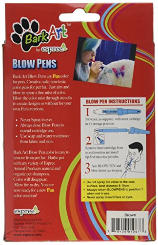 Espree-Bark-Art-Pet-Blow-Pens-Brown-Pack-of-6