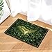 Produktbild LUIXJGEDF Walddekor,EIN Pfad in grünen Regenwald-Badteppichen,Rutschfeste Fußmatte Bodeneingänge innen vordere Türmatte,Kinder Badematte,40X60cm,Bad-Accessoires