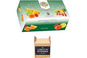 SHANZA DEPARTMENTAL'S New Berry Fruits Jewels Assorted Soft-Centered Fruit Jellies Delightful Individually Wrapped 250g (Pack of 1)