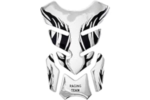 TNSRAY Tankpad Motorrad Tankschutz, Tankpad Tankschutz Tankaufkleber für Motorrad Farbe, Tankaufkleber, Aufkleber Pad für Motorrad Tank, Universell Tankaufkleber Wasserdicht Lackschutz, Silber