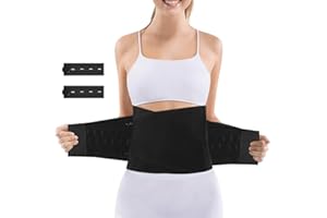 ACWOO Ceinture Post Accouchement, Récupération Ceinture Abdominale Gainante avec Etenseurs de Taille de Pantalons, Réglable Respirant Ventre Plat Gaine Post-Partum pour Récupération Après la Grossesse