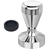 Coffee Tamper - Coffee Tamper 51mm Coffee Tamper Coffee Presser Coffee Shop Supplies with Silicone Tamper Mat Stainless Steel