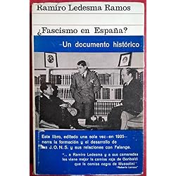 ¿Fascismo en España? Discurso a las juventudes de España. Estudio preliminar de Santiago Montero Díaz