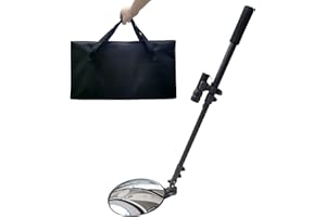 GLOBAL CARE MARKET Sous le miroir d'inspection du véhicule - Miroir de sécurité avec poignée télescopique et lumière LED pour un contrôle de sécurité sous les voitures, camions, équipements