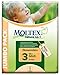 Moltex Nature No1 Eco Nappy Midi Size 3 (4-9 kg/9-20 lb)--Pack of 80 Nappies