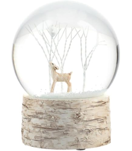 Gisela Graham Village Scene Musical Christmas Snow Globe in