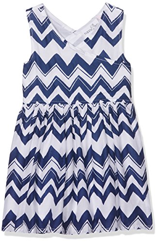 Happy Girls ZickZack, Robe Fille, Bleu (Navy), 92