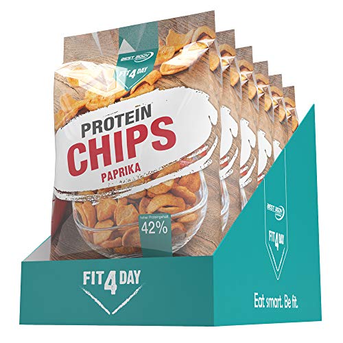 Preisvergleich Produktbild Best Body Nutrition Fit4Day Protein Chips Paprika, 450 g