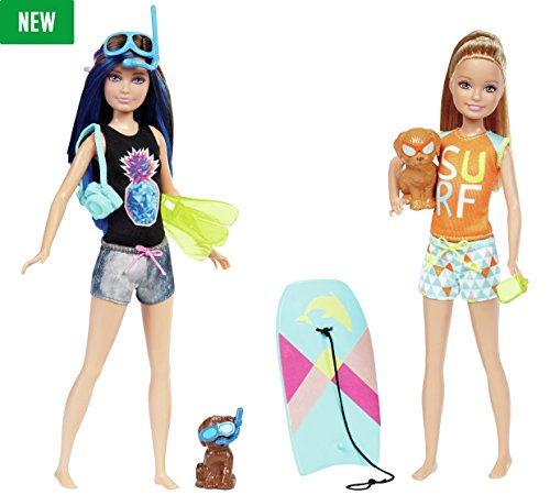 Preisvergleich Produktbild Mattel – fbd68 – Puppe – Schwestern Barbie Badeschuhe