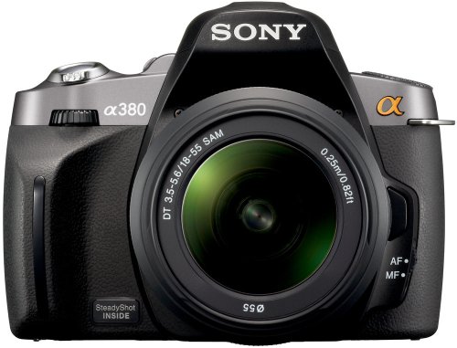 Sony DSLR-A380L SLR-Digitalkamera (14 Megapixel, LiveView, Bildstabilisator) inkl. 18-55 mm Objektiv Sony DSLR-A380L SLR-Digitalkamera (14 Megapixel, LiveView, Bildstabilisator) inkl. 18-55 mm Objektiv Bilder