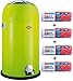 Produktbild Wesco Kickmaster 33-Liter Mülleimer limegreen + 56 Stück optimal passende Müllbeutel