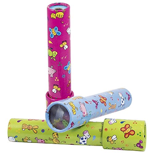 6x Kaleidoskop "Auf der Farm" 20 cm Mitgebsel Kinderparty Geburtstagsparty