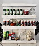 4 Stellflächen für Gewürze oder Nagellacke usw.platzsparend und komfortabel