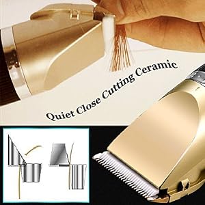 Quiet Hair Clipper RECHARGEABLE HAIR CLIPPER TRIMMER Cordless and Rechargeable Electric Hair Cutting Machine Barber… - Image 3