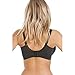Camille Womens Royce Jasmine Firm Support Ladies Breastfeeding Nursing Black Bra 32F-40L 32H