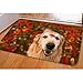Produktbild Plüsch Teppich Niedlich Hunde Thema Tierbild Teppiche Kreativ Flanell Teppich Schlafzimmer Wohnzimmer Fußabtreter Bodenmatte Matte , A , 40*60CM