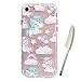 Price comparison product image iPhone 7 Case 4.7 Inche,Vioela Cute Lovely Cartton Unicorn Rainbow Star Pattern Ultra Slim Flexible Soft TPU Silicone Rubber Gel Scratch Resistant Clear Transparent Protective Case Cover with Design for Apple iPhone 7 4.7 Inch with Free Stylus