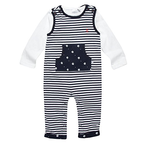 J By Jasper Conran Kids Designer Babies Navy Boat Dungaree Set Newborn