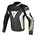 Produktbild Dainese-ASSEN Lederjacke, Schwarz/Weiss/Gelb-Fluo, Größe 58