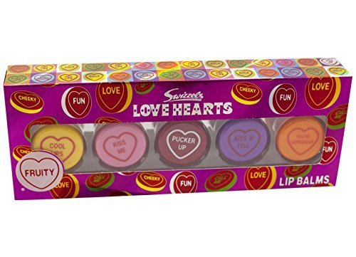 New! Swizzels Love Hearts Lip Balms Gift Set by Swizzels
