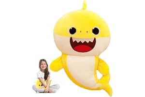 Babioms Shark Peluche Bambola Pezza, Shark Peluche, per Peluche Bambole Bambini Simpatici Animali di Peluch Peluche Doll Figure Giocattoli per Bambini Regalo-30cm